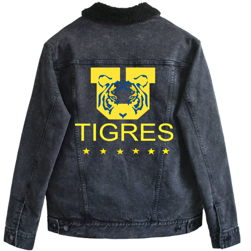 Tigres Team Futbol Soccer Uanl Monterrey Pullover Unisex Sherpa-Lined Denim Jacket by ewubea | Artistshot