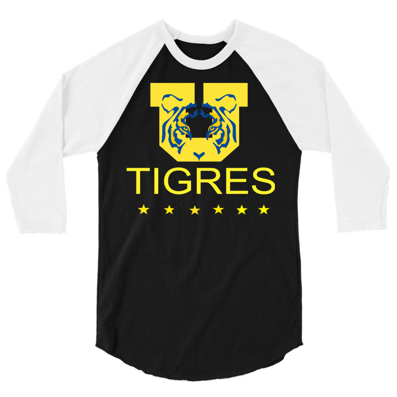 Tigres Team Futbol Soccer Uanl Monterrey Pullover 3/4 Sleeve Shirt by ewubea | Artistshot