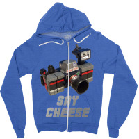 Reflector Say Cheese Zipper Hoodie | Artistshot