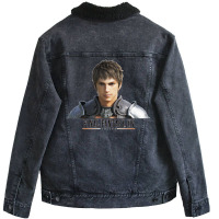 Final Fantasy Xiv Hyur Male 2 Unisex Sherpa-lined Denim Jacket | Artistshot