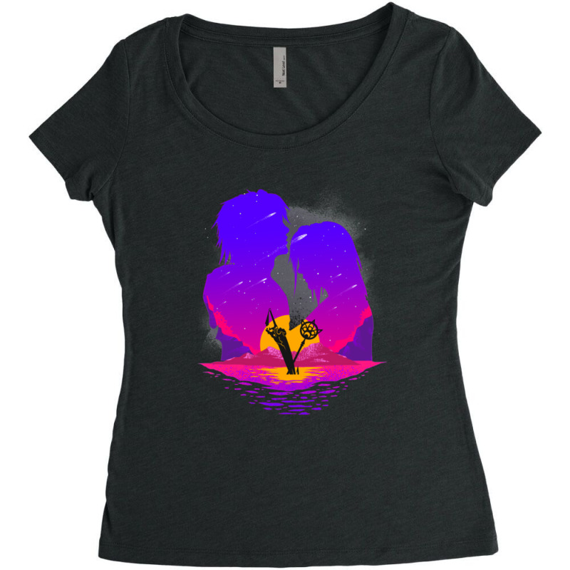 Tidus X Yuna 2 Final Fantasy X Women's Triblend Scoop T-shirt by imnidadianis2 | Artistshot