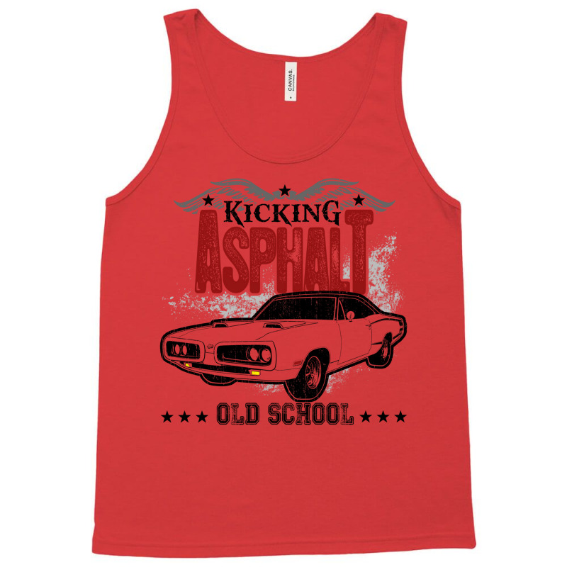 Kicking Asphalt   Super Bee   Light Apparel Tank Top | Artistshot