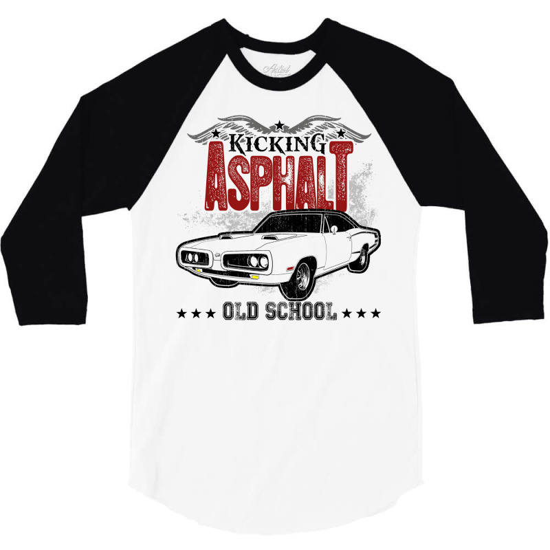 Kicking Asphalt   Super Bee   Light Apparel 3/4 Sleeve Shirt | Artistshot