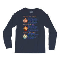 Final Fight Profiles Long Sleeve Shirts | Artistshot