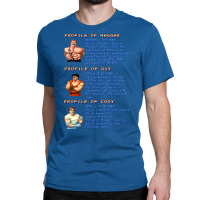 Final Fight Profiles Classic T-shirt | Artistshot