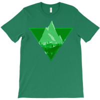 Green Aesthetic Mountain T-shirt | Artistshot