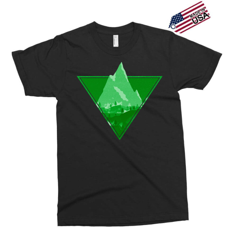 Green Aesthetic Mountain Exclusive T-shirt | Artistshot