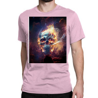 Fire Skull Classic T-shirt | Artistshot