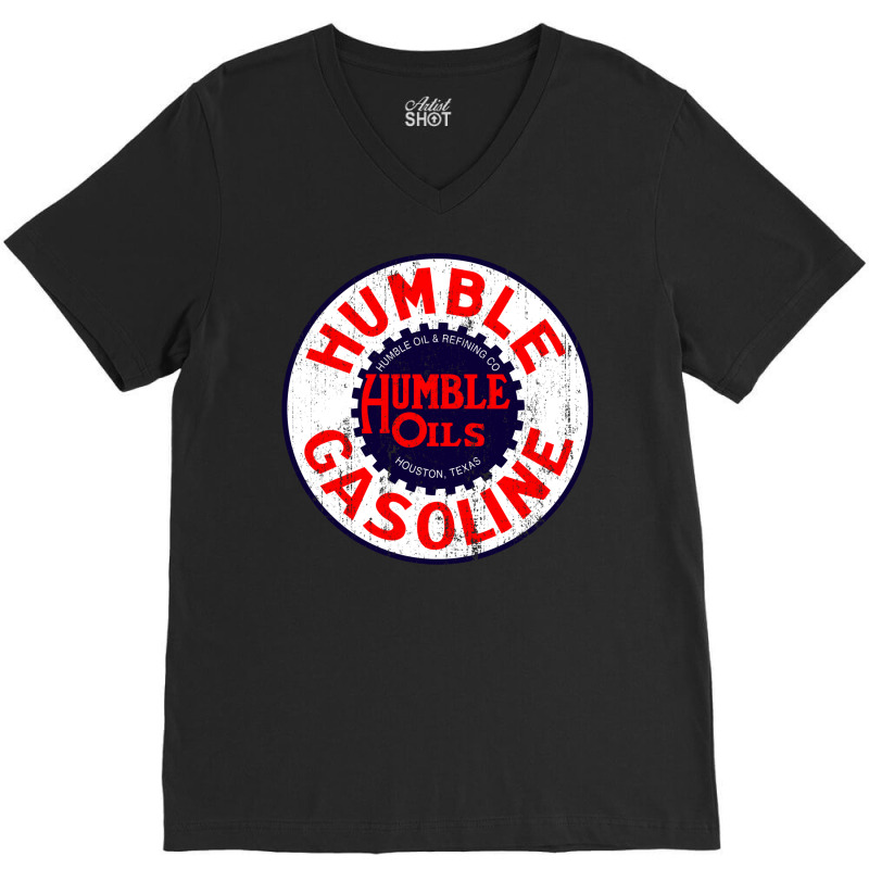 Humble Gasoline V-neck Tee | Artistshot