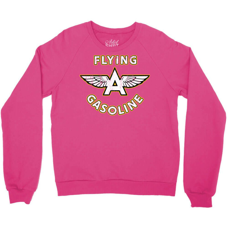 Flying A Gasoline Crewneck Sweatshirt by elmirnaswaa | Artistshot