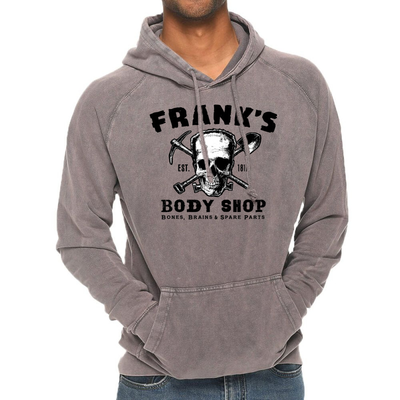 Frank's Body Shop (dark Print) Vintage Hoodie by elmirnaswaa | Artistshot