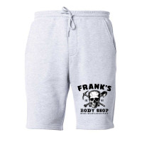 Frank's Body Shop (dark Print) Fleece Short | Artistshot