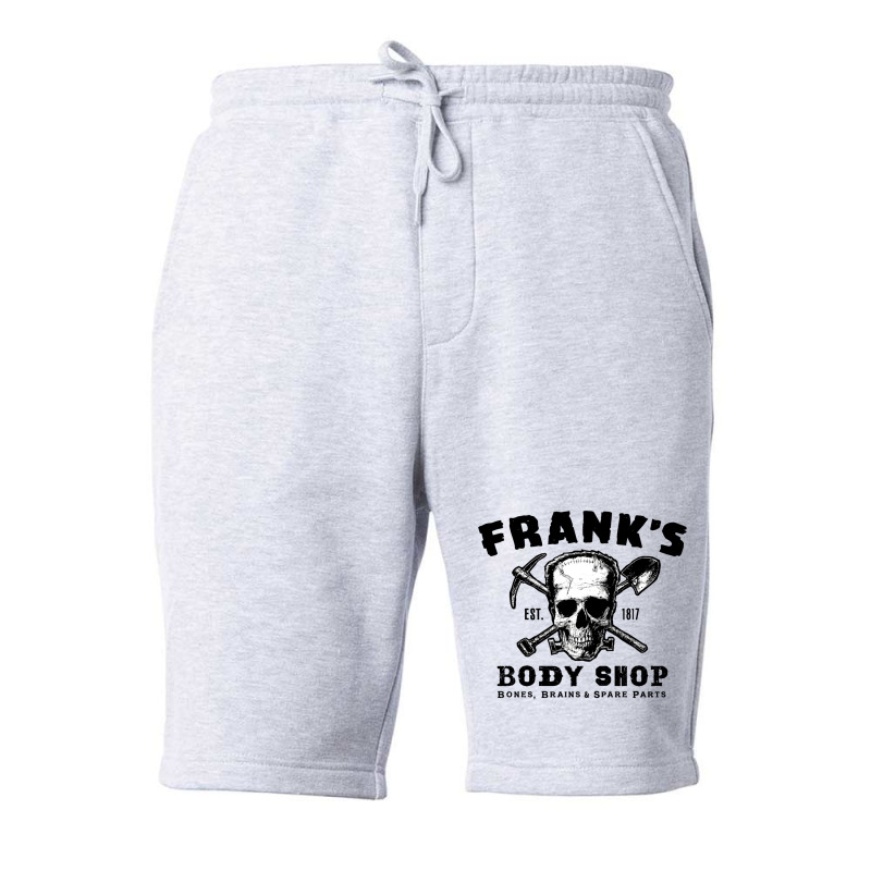 Frank's Body Shop (dark Print) Fleece Short by elmirnaswaa | Artistshot