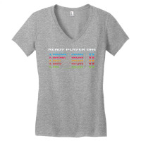 Ready Player One Scoreboard Text T Shirt Women's V-neck T-shirt | Artistshot