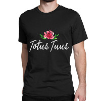 Totus Tuus Consecration Pope St John Paul Ii Latin Classic T-shirt | Artistshot