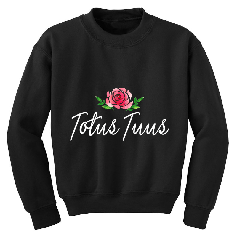 Totus Tuus Consecration Pope St John Paul Ii Latin Youth Sweatshirt by karynadreck | Artistshot