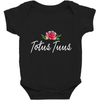 Totus Tuus Consecration Pope St John Paul Ii Latin Baby Bodysuit | Artistshot