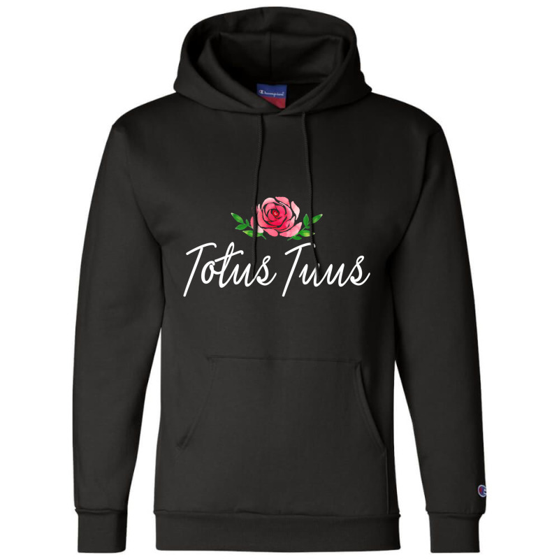 Totus Tuus Consecration Pope St John Paul Ii Latin Champion Hoodie by karynadreck | Artistshot