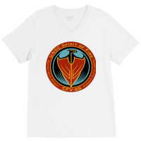 Unsc Spirit Of Fire V-neck Tee | Artistshot