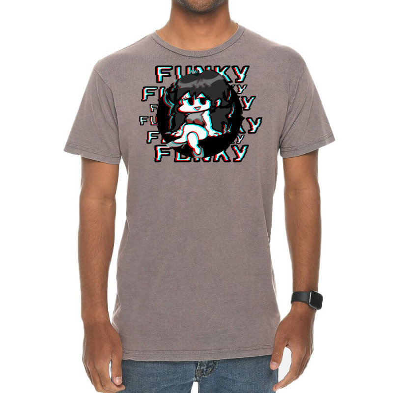 Friday Nights Funkin Glitched Vintage T-Shirt by elmirnaswaa | Artistshot