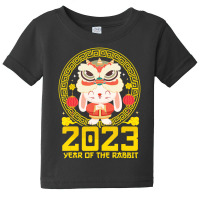 Cute Bunny 2023 Chinese New Year 2023 Rabbit Lion Baby Tee | Artistshot