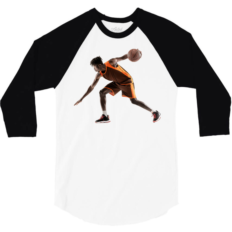 Shooting Hoops 3/4 Sleeve Shirt | Artistshot