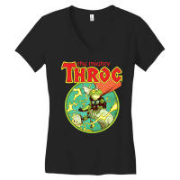 Frog Of Thunder (for Black Shirts) Women's V-neck T-shirt | Artistshot