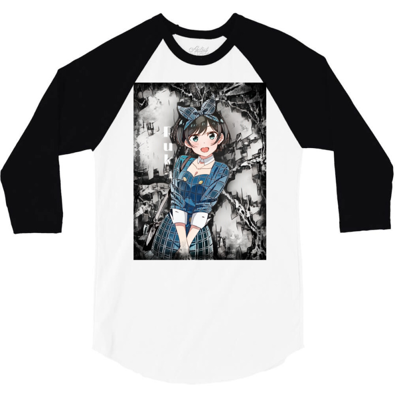 Ruka. Rent A Girlfriend 3/4 Sleeve Shirt | Artistshot