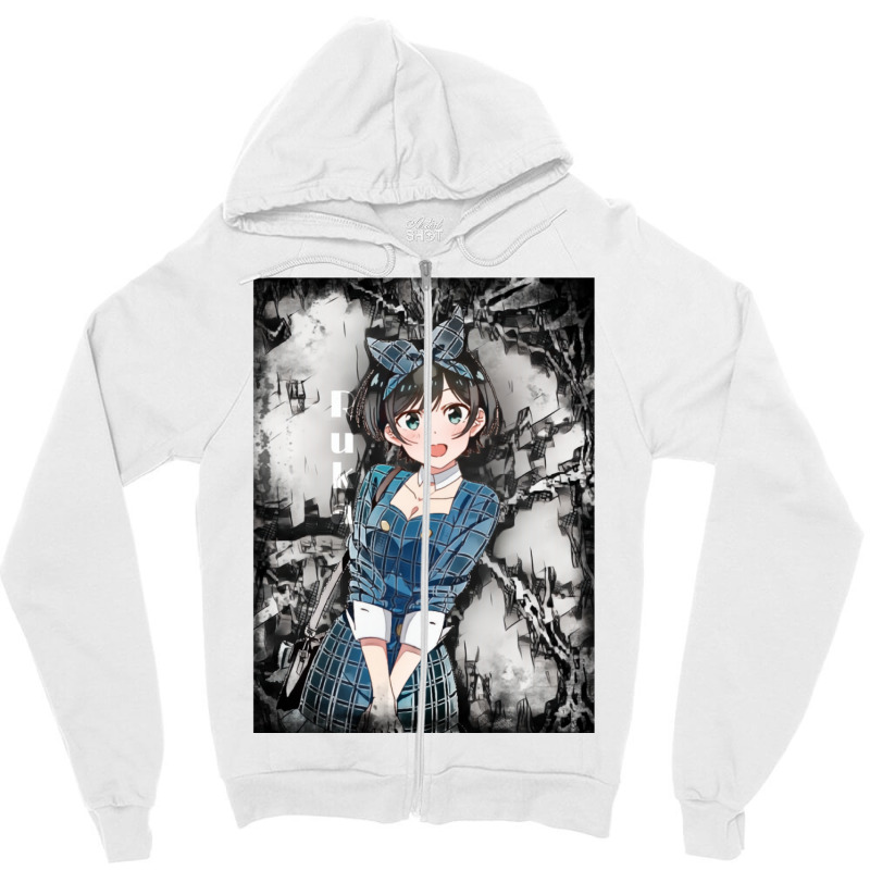 Ruka. Rent A Girlfriend Zipper Hoodie | Artistshot