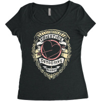 Valentine Detective Agency Women's Triblend Scoop T-shirt | Artistshot