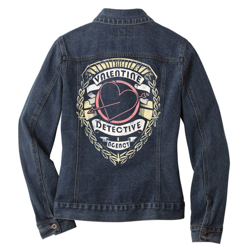 Valentine Detective Agency Ladies Denim Jacket by imnidadianis2 | Artistshot