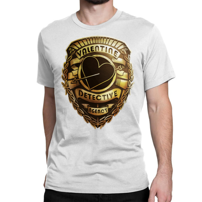 Valentine Detective Agency Gold Classic T-shirt by imnidadianis2 | Artistshot