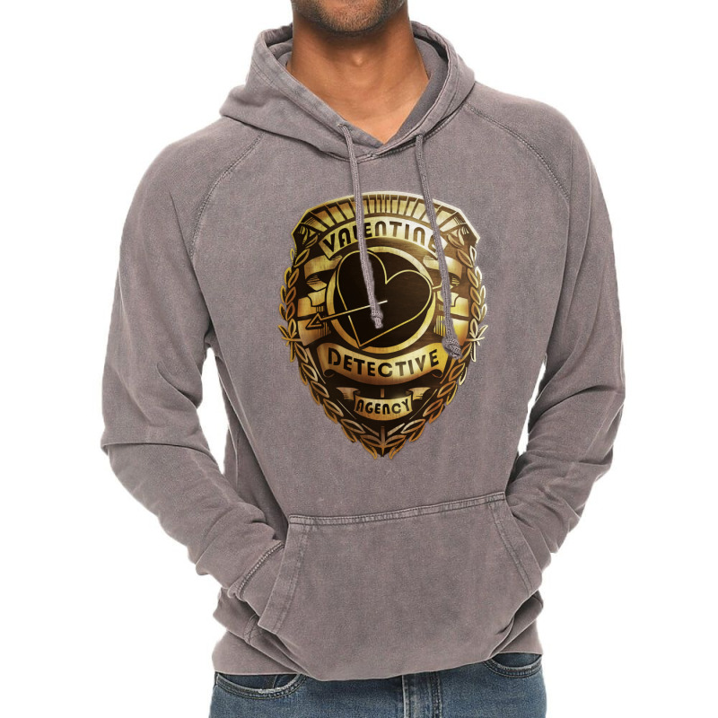 Valentine Detective Agency Gold Vintage Hoodie by imnidadianis2 | Artistshot