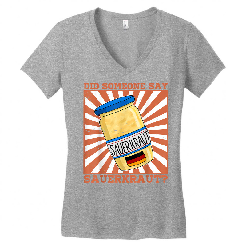 Sauerkraut Bio Gärtofp Sauerkohl Germany T Shirt Women's V-Neck T-Shirt by qadina | Artistshot