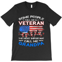 Proud Army Veteran Grandpa Fathers Day Shirt Gifts T-shirt | Artistshot