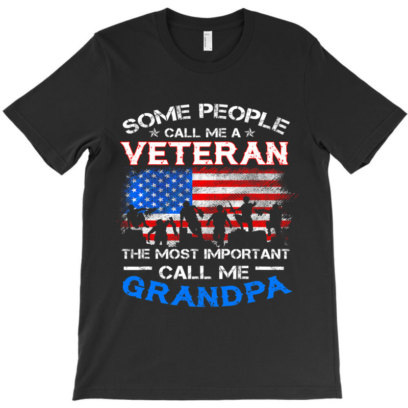 Proud Army Veteran Grandpa Fathers Day Shirt Gifts T-shirt | Artistshot