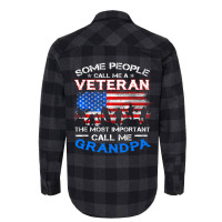 Proud Army Veteran Grandpa Fathers Day Shirt Gifts Flannel Shirt | Artistshot