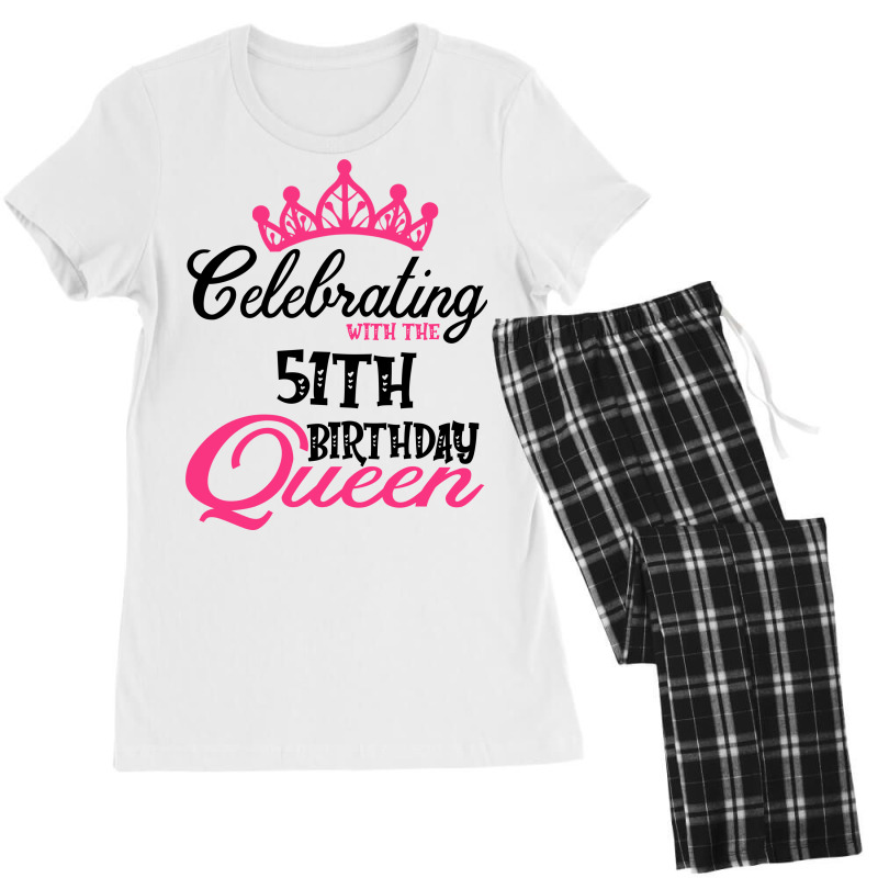 Celebrating With The 50th Birthday Queen Women s Pajamas Set. By Artistshot