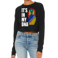 Hot Trend Grenadian And Bosnian Mix Heritage Dna F Cropped Sweater | Artistshot