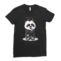 Finally! Master Bachelor Panda Student Graduated U Ladies Fitted T-shirt | Artistshot