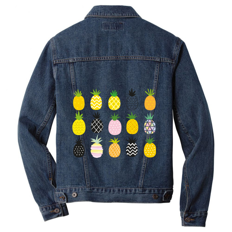 Set Of Cute Pineapple Men Denim Jacket | Artistshot