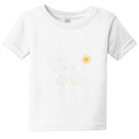 Sun Moon Butterfly Cute Lunar Outer Space Stargaze Baby Tee | Artistshot