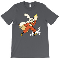 Run Tintin Run T-shirt | Artistshot