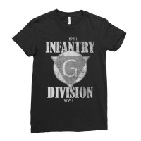 Ww1 19th Infantry Division (distressed) Tank Top Ladies Fitted T-shirt | Artistshot