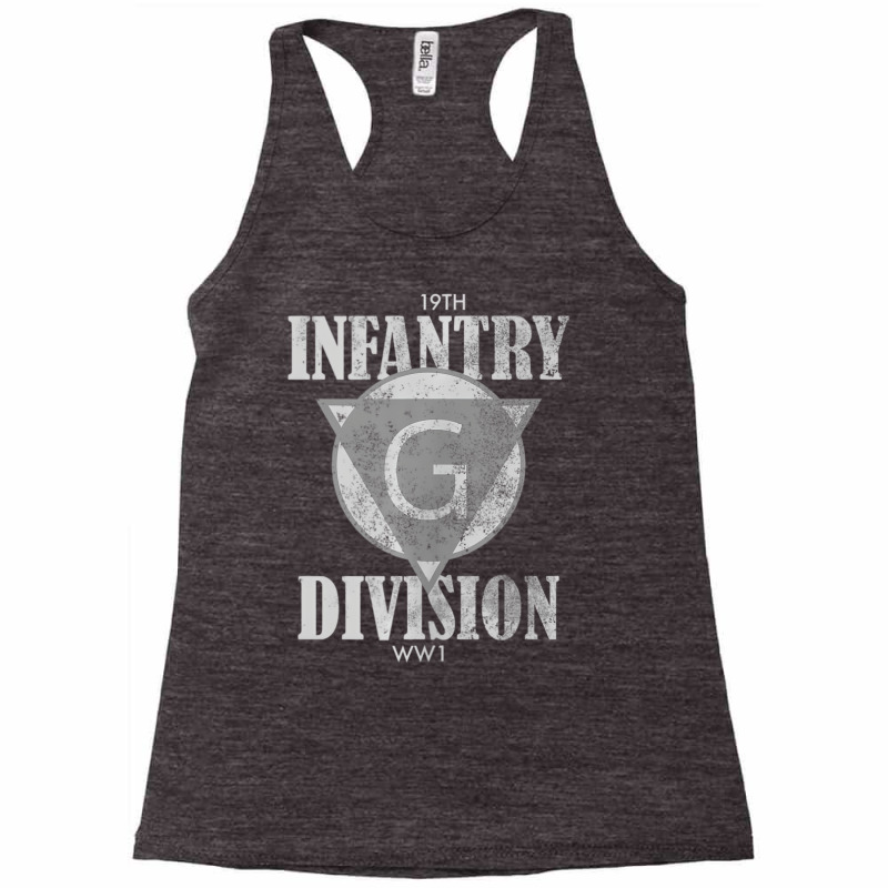 Ww1 19th Infantry Division (distressed) Tank Top Racerback Tank by heffopance | Artistshot