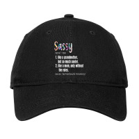 Sassy Definition Mother's Day & Birthday Gift Gran Adjustable Cap | Artistshot