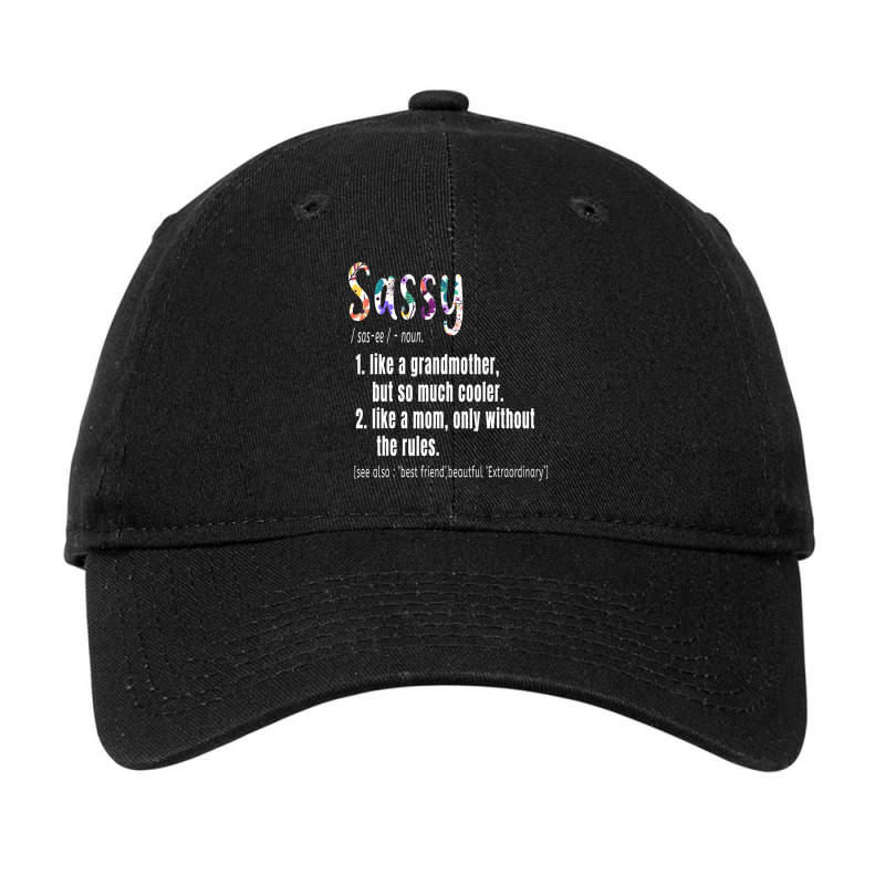 Sassy Definition Mother's Day & Birthday Gift Gran Adjustable Cap by genousuv | Artistshot