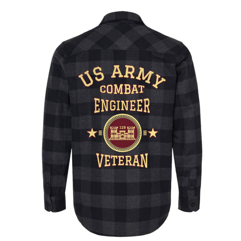 Us Army Combat Engineer Army Corps Of Engineers Gi Flannel Shirt by karynadreck | Artistshot