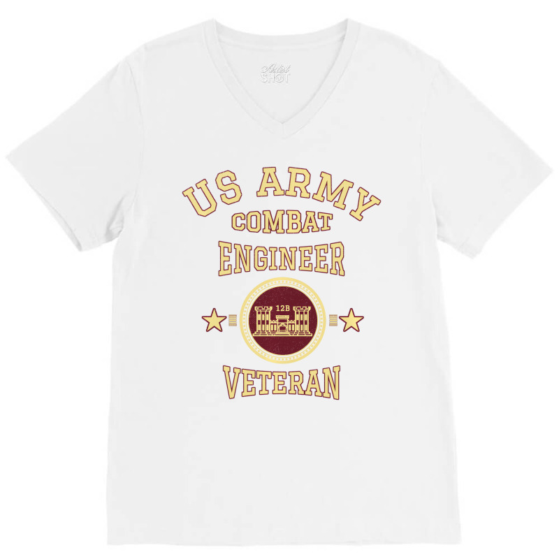 Us Army Combat Engineer Army Corps Of Engineers Gi V-Neck Tee by karynadreck | Artistshot