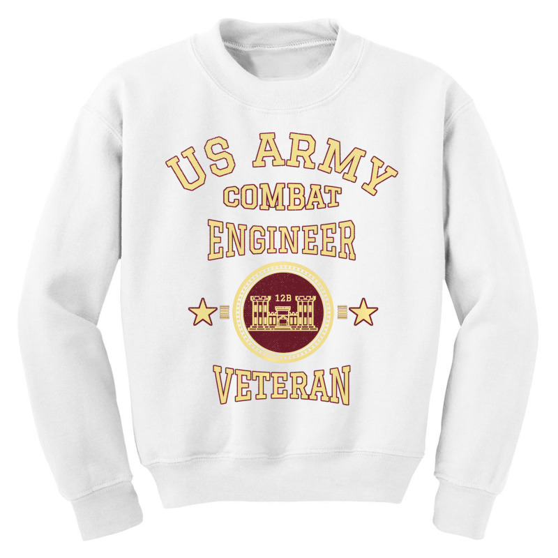 Us Army Combat Engineer Army Corps Of Engineers Gi Youth Sweatshirt by karynadreck | Artistshot